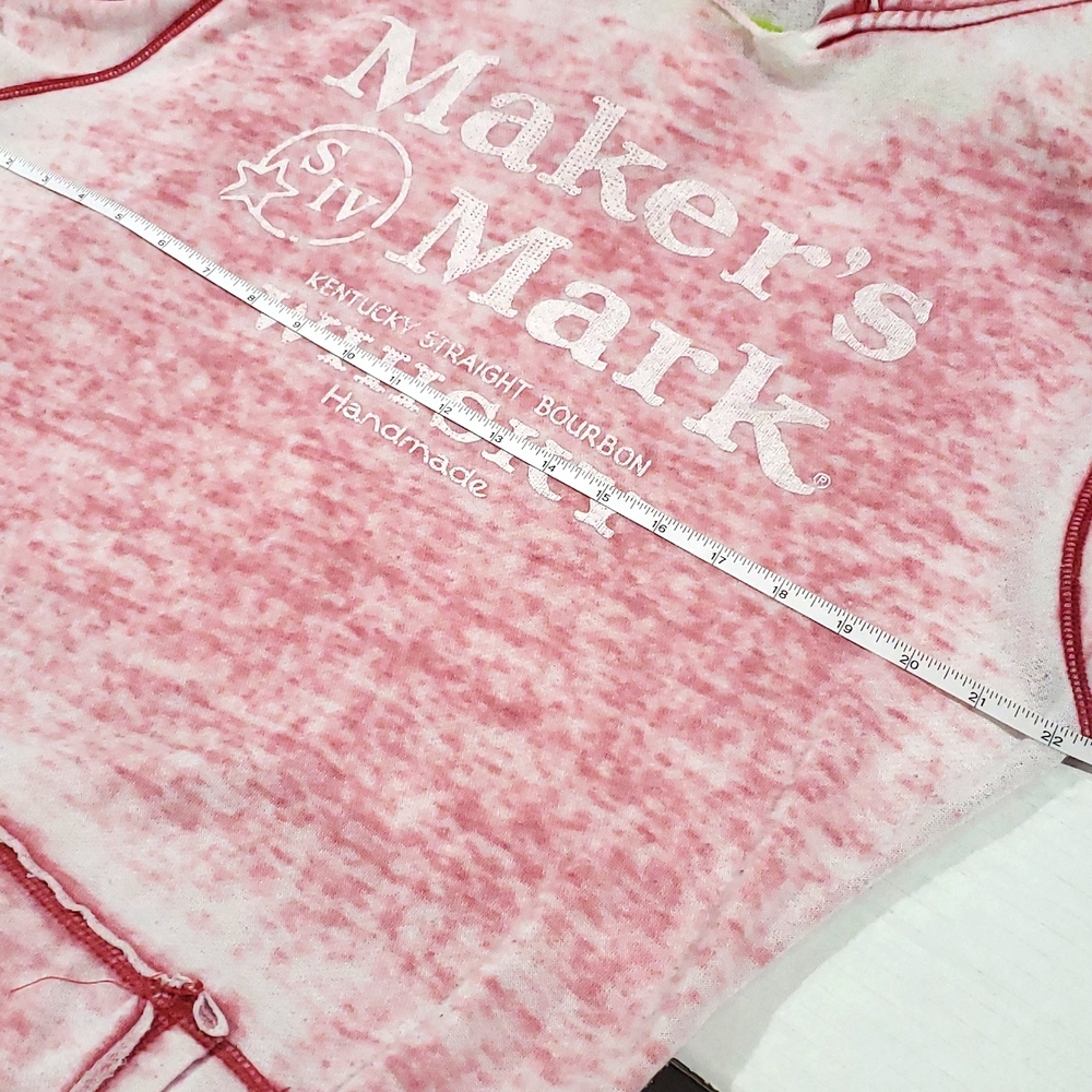 Maker's Mark destructed hoodie XL XXL - Picture 2 of 11